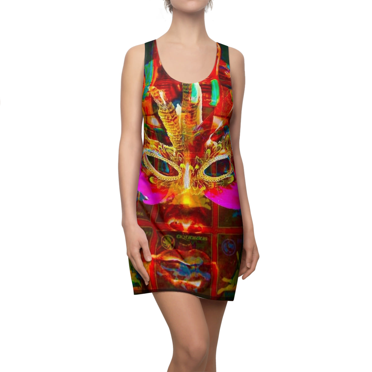 Women's Cut & Sew  Racerback Dress (AOP)