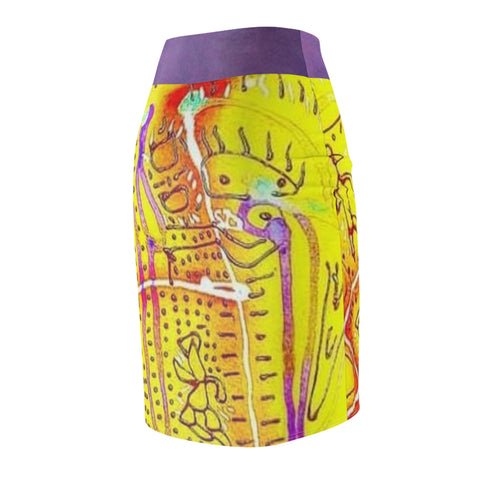 Women's HIP HOP ART Pencil Skirt (AOP)