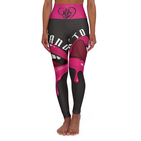 High Waisted  HIP HOP ART Yoga Leggings (AOP)