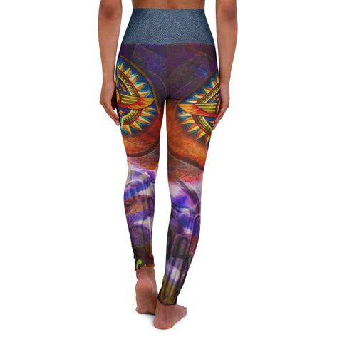 High Waisted HIP HOP ART Yoga Leggings (AOP)