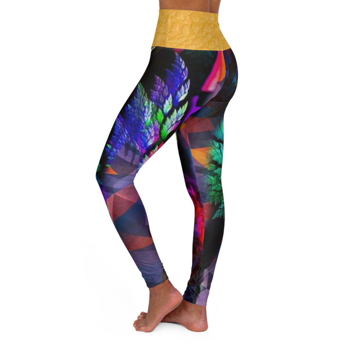 High Waisted  HIP HOP ART Yoga Leggings (AOP)