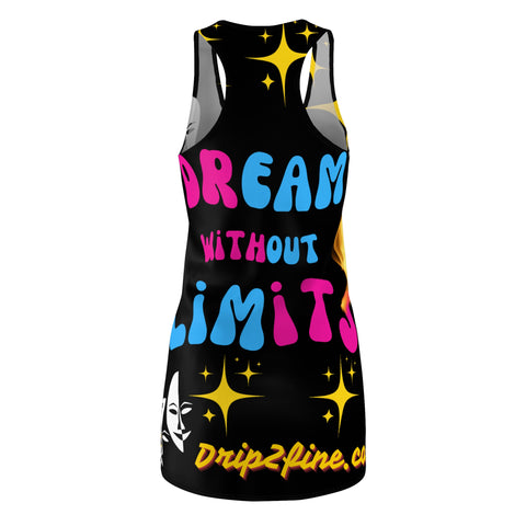 Women's Cut & Sew HIP HOP ART Racerback Dress (AOP)