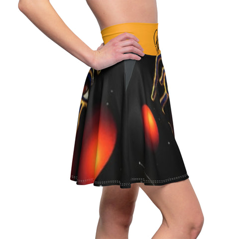 Women's HIP HOP ART  Skater Skirt (AOP)