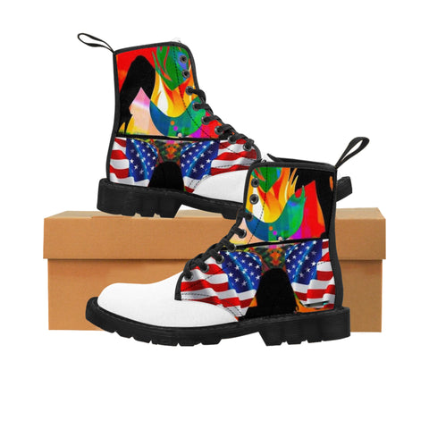 Men's Canvas  HIP HOP ART Boots