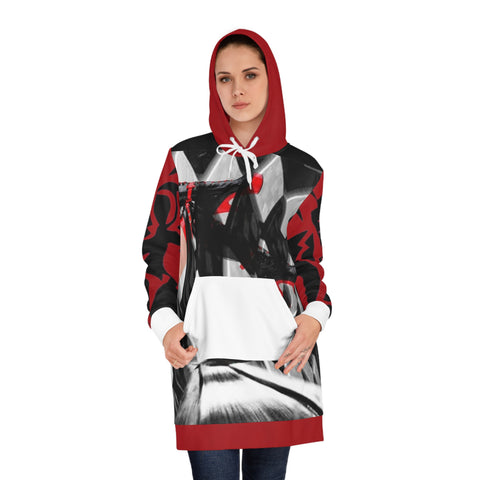 Women's HIP HOP ART Hoodie Dress (AOP)