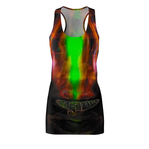 Women's Cut & Sew  HIP HOP ART Racerback Dress (AOP)