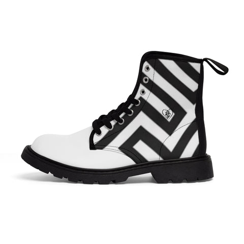 Men's Canvas HIP HOP ART  Boots