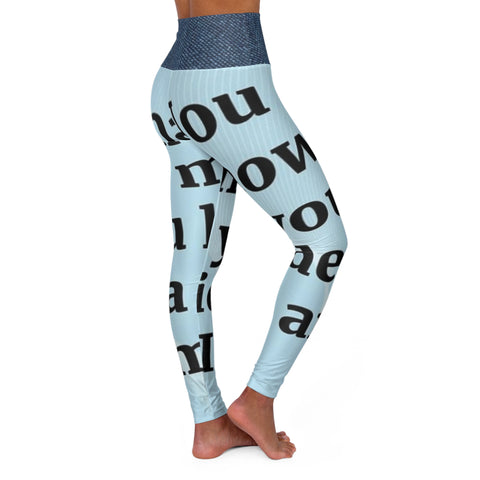 High Waisted  HIP HOP ART Yoga Leggings (AOP)
