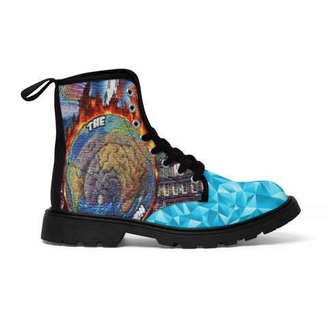 Men's Canvas  HIP HOP ART  Boots