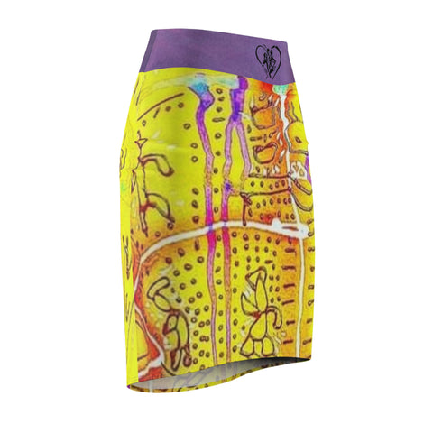 Women's HIP HOP ART Pencil Skirt (AOP)