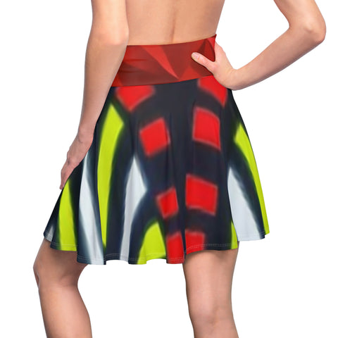 Women's HIP HOP ART Skater Skirt (AOP)