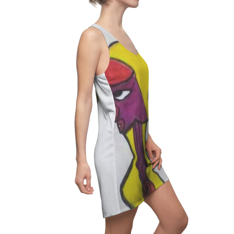 Women's Cut & Sew HIP HOP ART Racerback Dress (AOP)