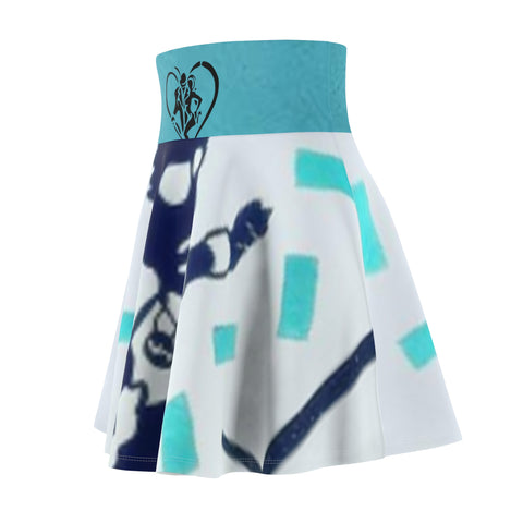 Women's  HIP HOP ART Skater Skirt (AOP)