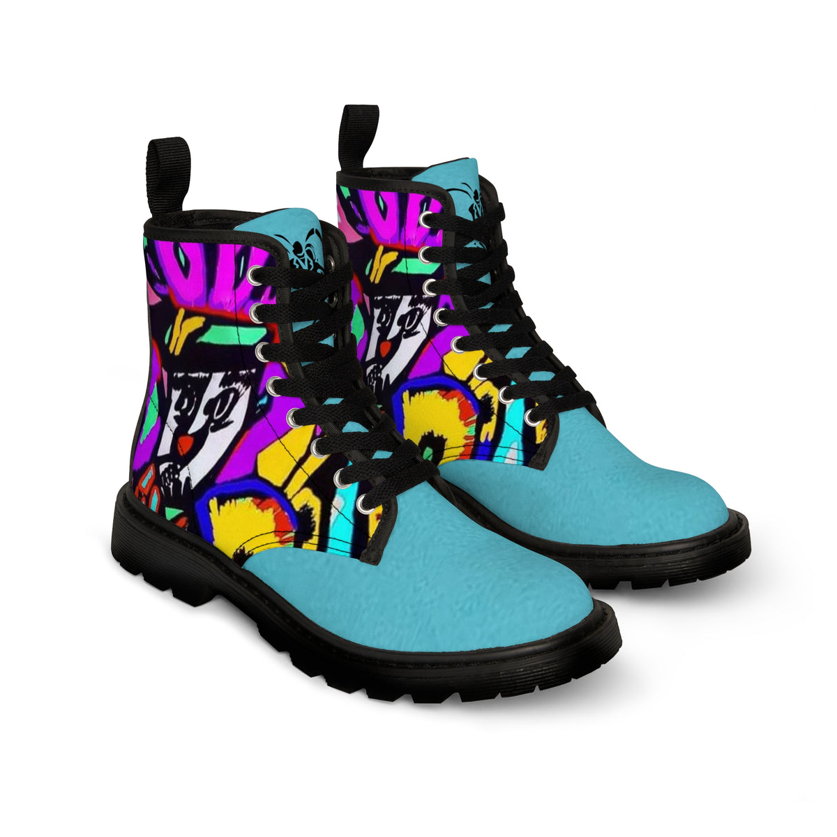 Men's Canvas HIP HOP ART Boots