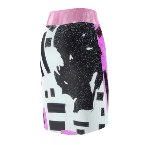 Women's HIP HOP ART Pencil Skirt (AOP)
