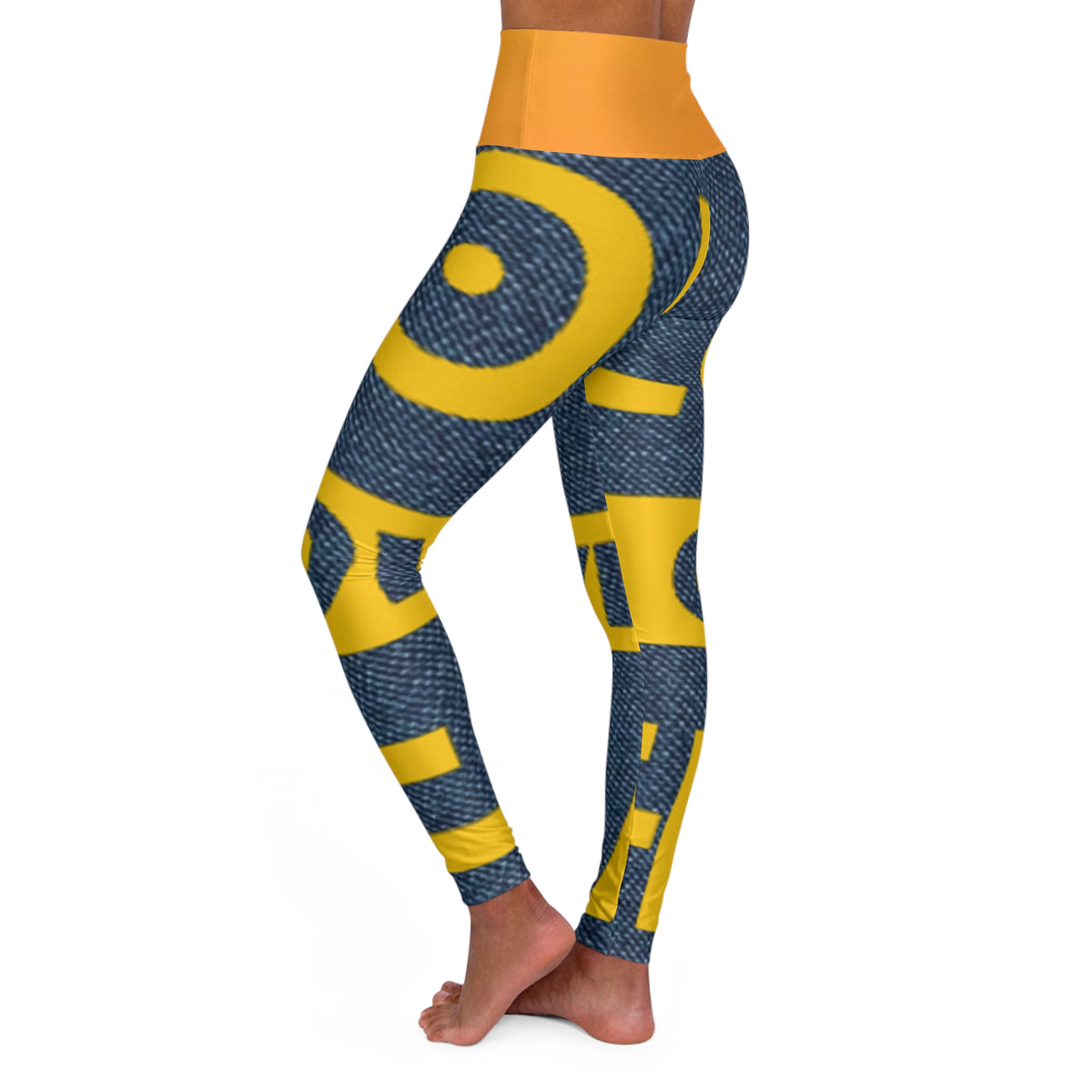 High Waisted  HIP HOP ART Yoga Leggings (AOP)