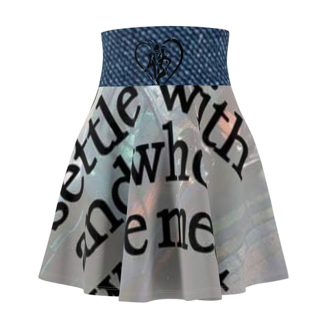 Women's  HIP HOP ART Skater Skirt (AOP)