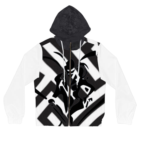 Women’s Full-Zip HIP HOP ART  Hoodie (AOP)