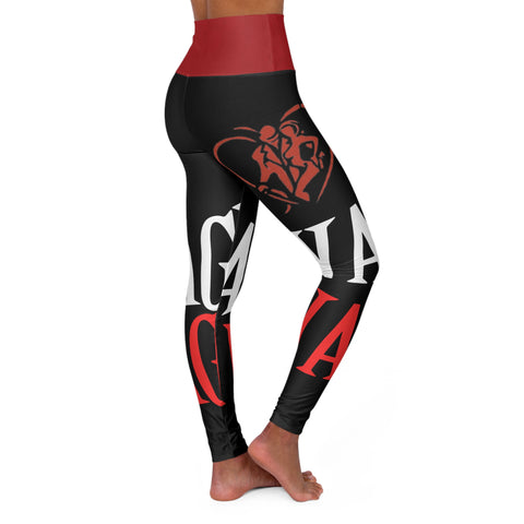 High Waisted HIP HOP ART Yoga Leggings (AOP)