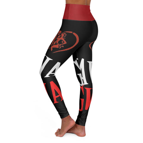 High Waisted HIP HOP ART Yoga Leggings (AOP)