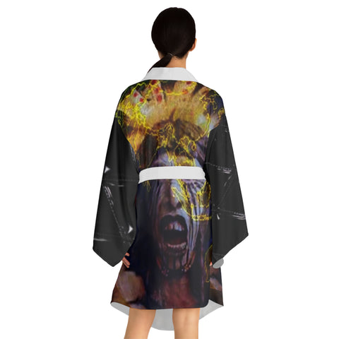 Long Sleeve  HIP HOP ART Kimono Robe (AOP)