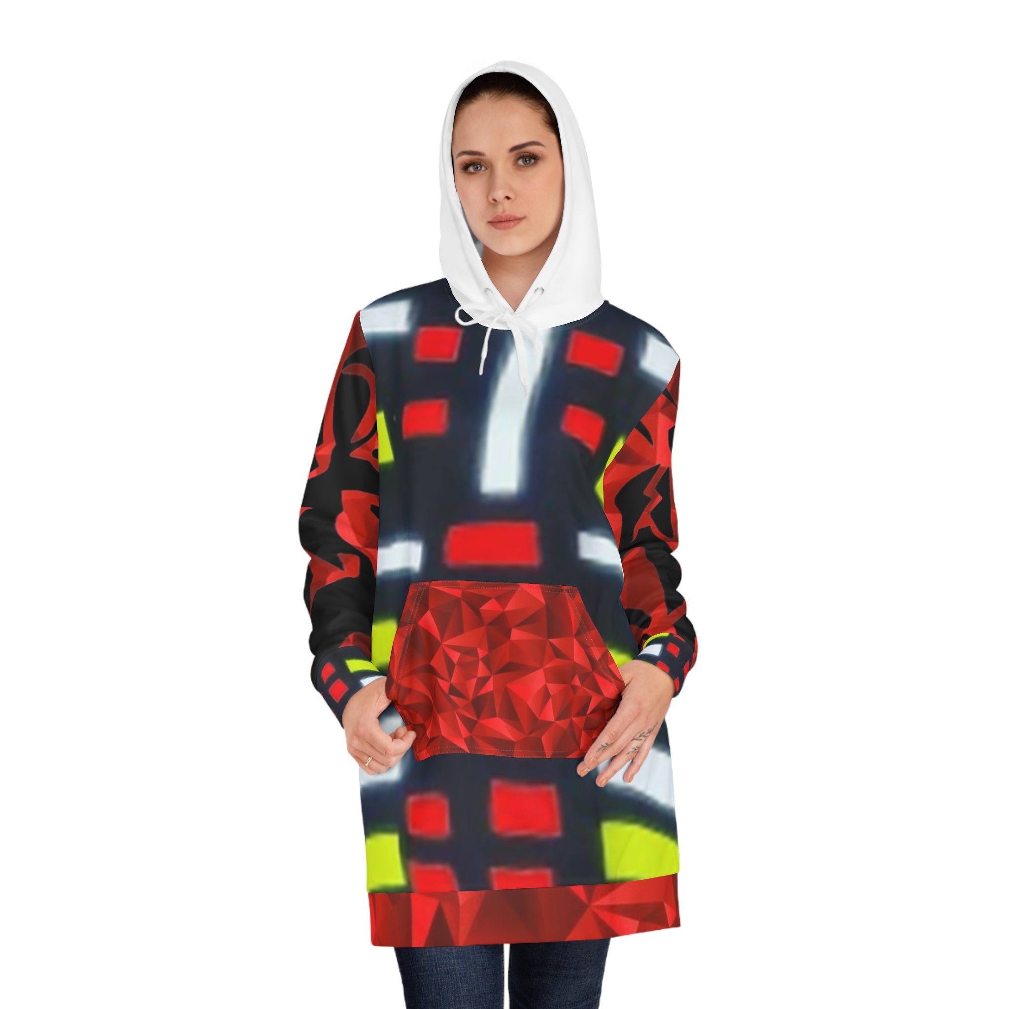Women's HIP HOP ART Hoodie Dress (AOP)