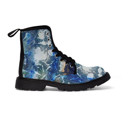 Men's  HIP HOP ART Canvas Boots