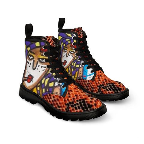 Men's Canvas  HIP HOP ART Boots