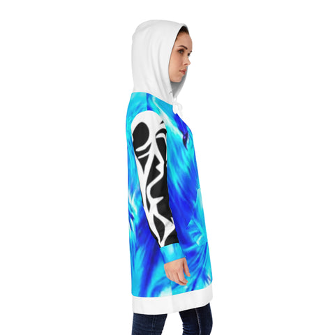 Women's HIP HOP ART Hoodie Dress (AOP)