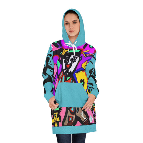 Women's HIP HOP ART Hoodie Dress (AOP)