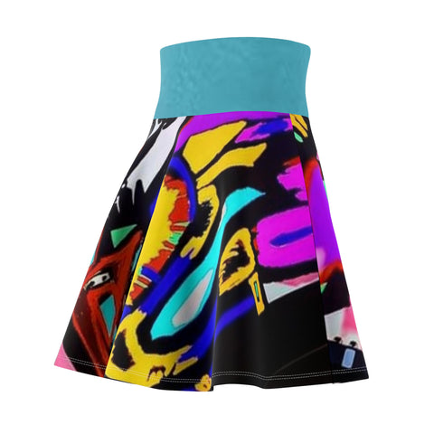 Women's  HIP HOP ART Skater Skirt (AOP)