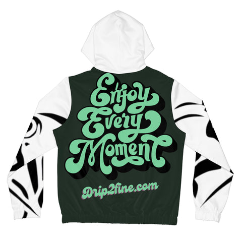 Women’s Full-Zip HIP HOP ART Hoodie (AOP)