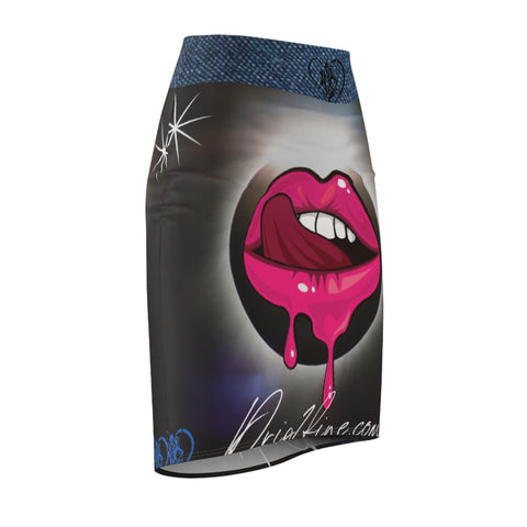 Women's HIP HOP ART Pencil Skirt (AOP)