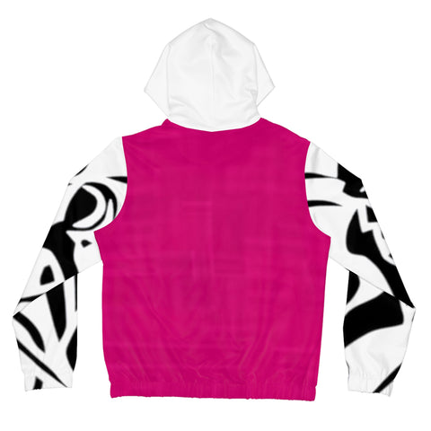 Women’s Full-Zip HIP HOP ART Hoodie (AOP)