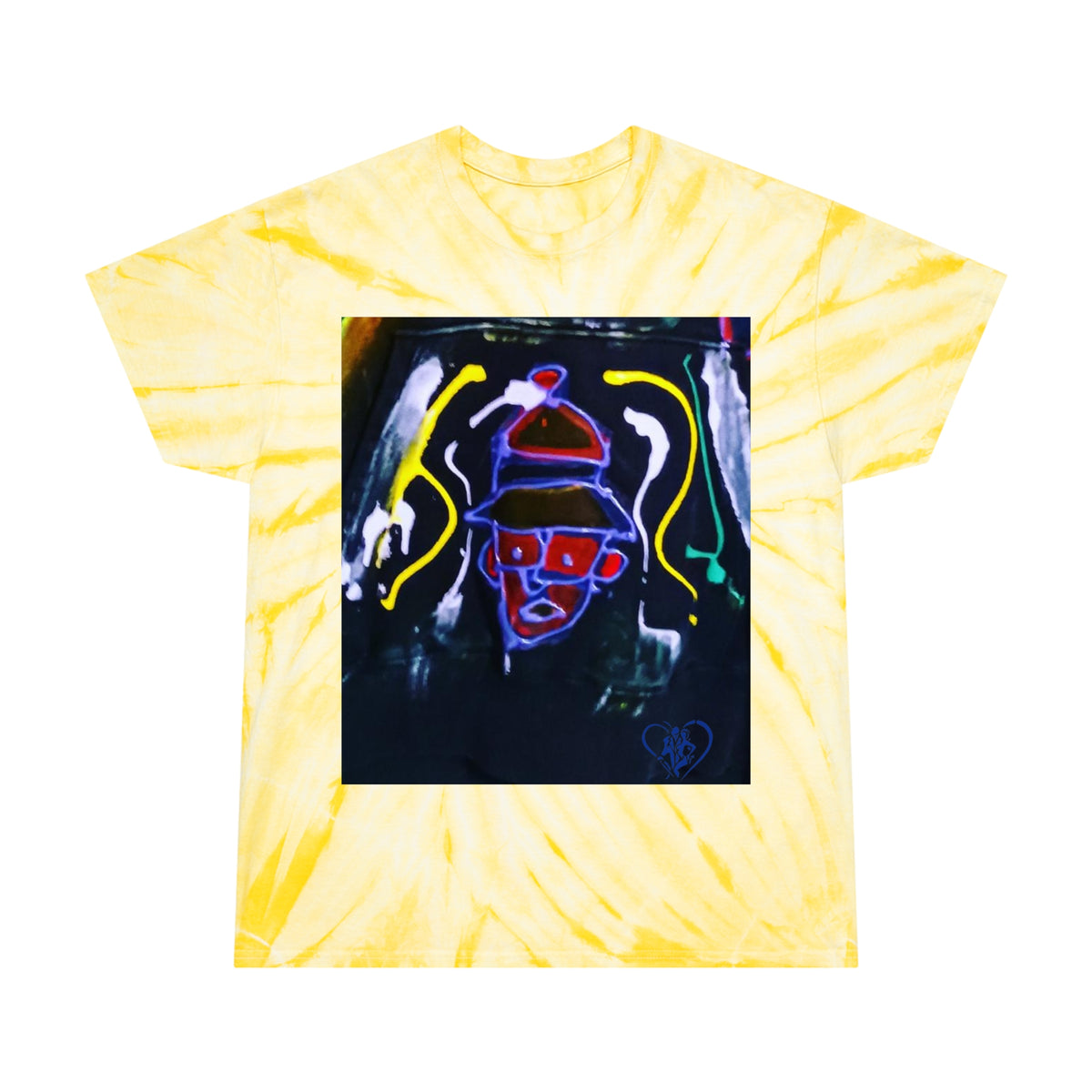 Tie-Dye HIP HOP ART Tee, Cyclone