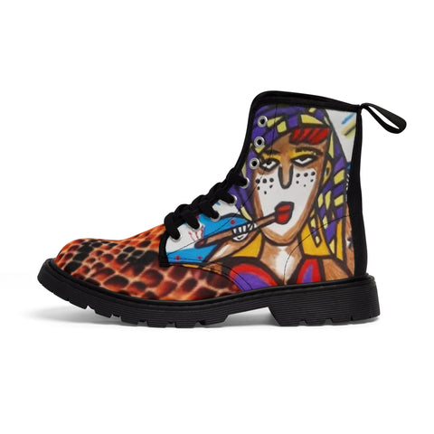 Men's Canvas HIP HOP ART Boots