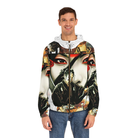 Men's Full-Zip  HIP HOP ART Hoodie (AOP)