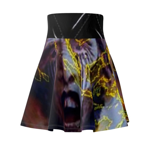 Women's  HIP HOP ART Skater Skirt (AOP)