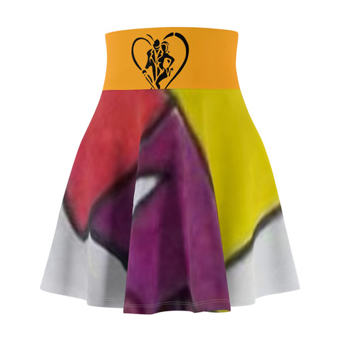 Women's  HIP HOP ART Skater Skirt (AOP)