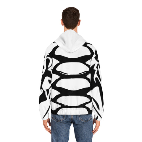 Men's Full-Zip  HIP HOP ART Hoodie (AOP)