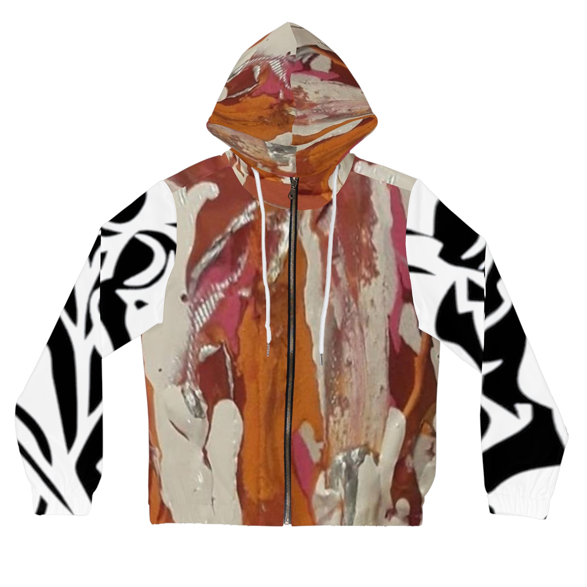 Women’s Full-Zip HIP HOP ART Hoodie (AOP)