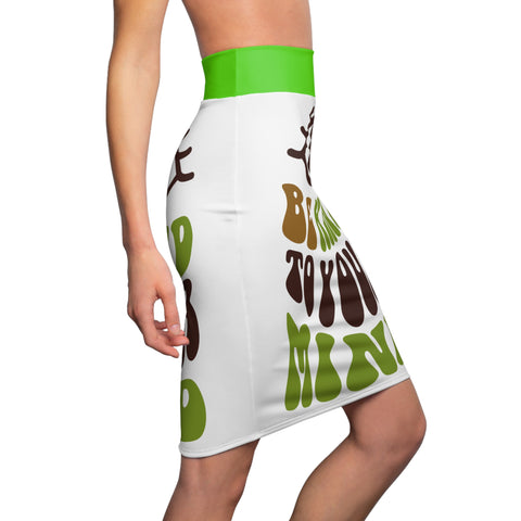 Women's  HIP HOP ART Pencil Skirt (AOP)