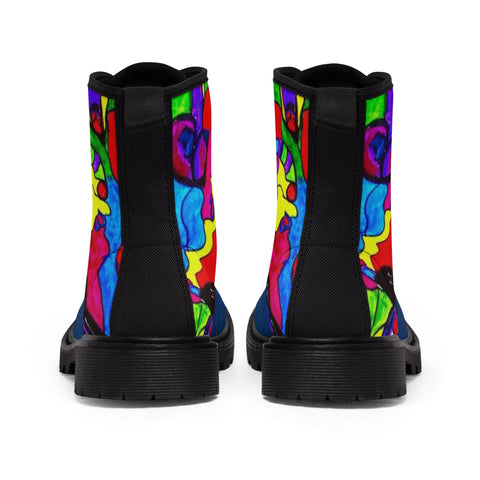 Men's Canvas  HIP HOP ART Boots