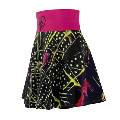 Women's  HIP HOP ART Skater Skirt (AOP)