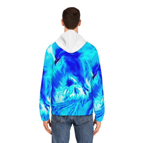 Men's Full-Zip HIP HOP ART  Hoodie (AOP)