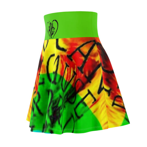 Women's  HIP HOP ART Skater Skirt (AOP)