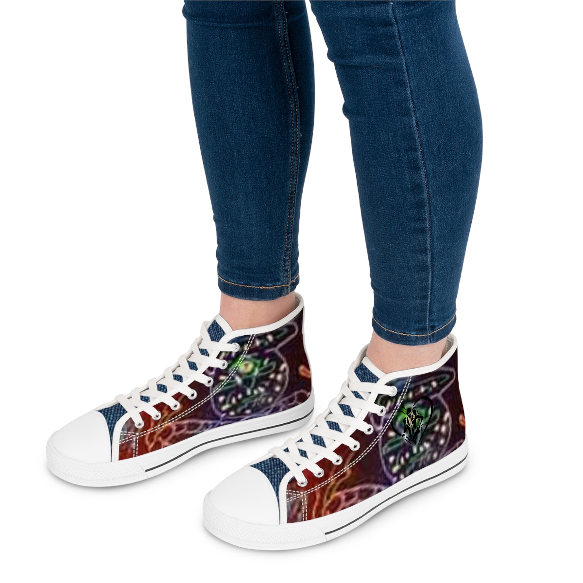 Women's High Top HIP HOP ART Sneakers