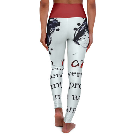 High Waisted  HIP HOP ART Yoga Leggings (AOP)