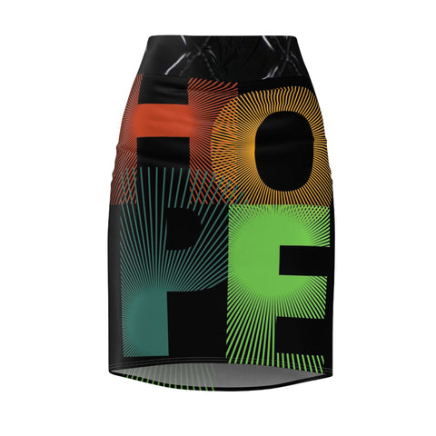 Women's HIP HOP ART Pencil Skirt (AOP)