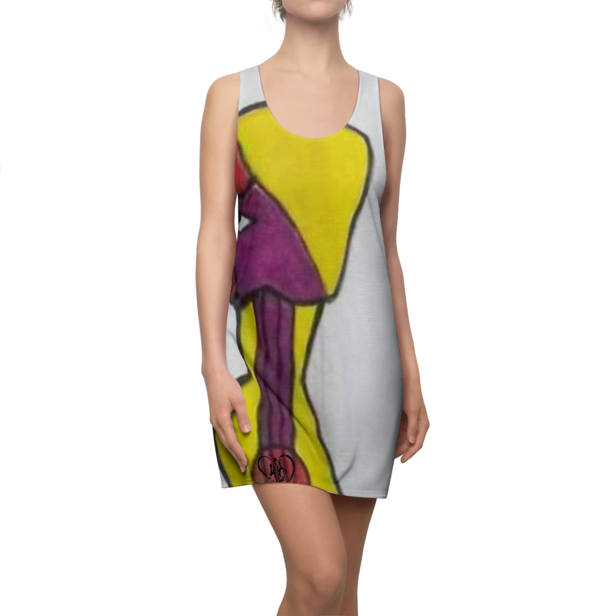 Women's Cut & Sew HIP HOP ART Racerback Dress (AOP)